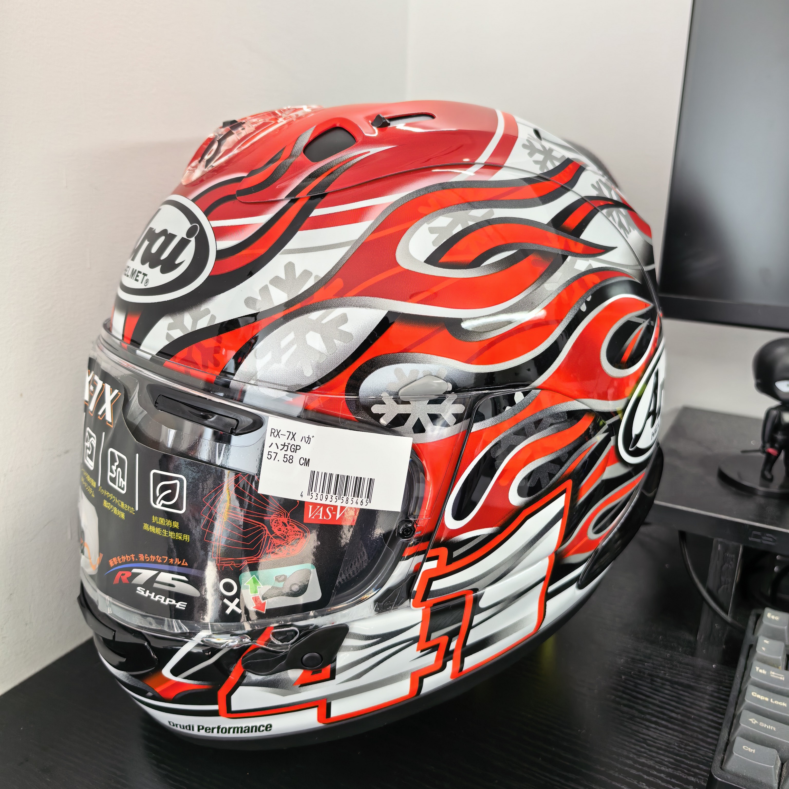 arai RX7X 芳贺纪行 M码 25出厂 本摩托车头盔男女四季通用全盔