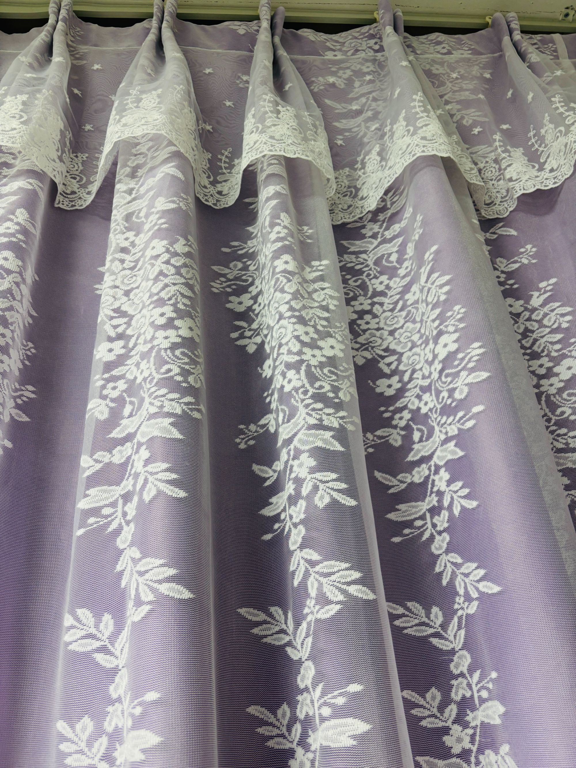 法式轻奢双层蕾丝绣花布纱一体成品加厚遮光窗帘定制客厅卧室飘窗