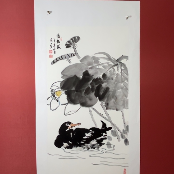 国画精品手绘作品
