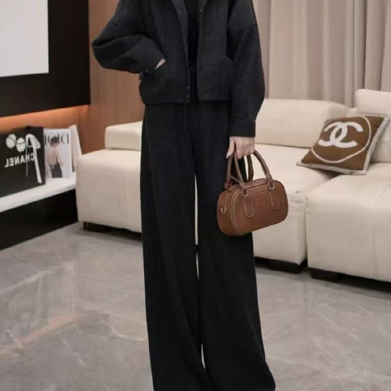 【运费补贴】新款2025冬季简约加棉加厚外套女休闲裤保暖两件套