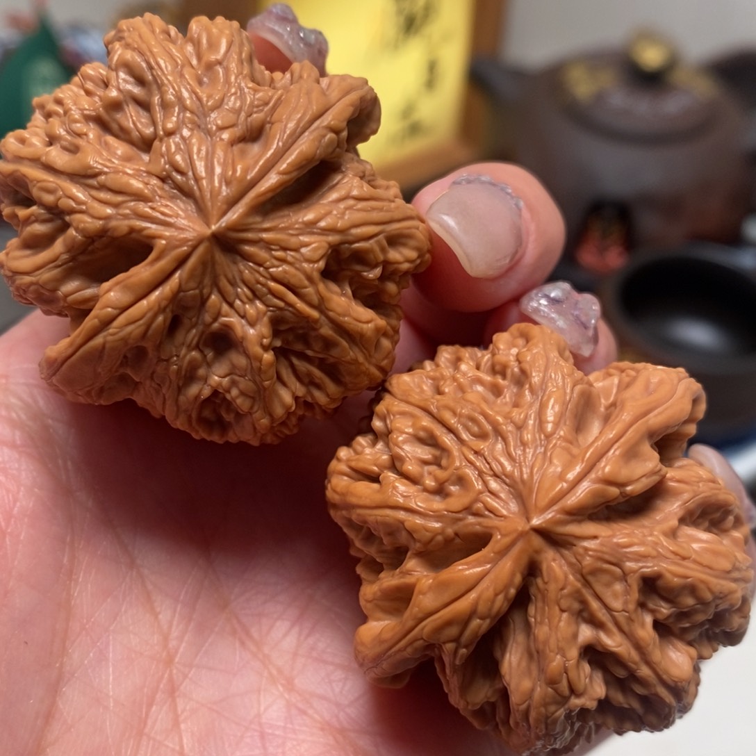 文玩核桃把件42尺寸全品粗筋