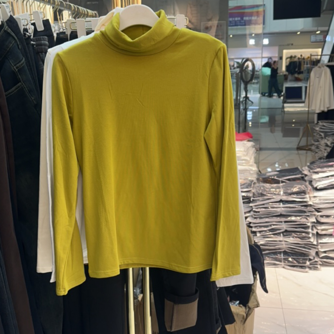 158磨毛打底百搭堆堆领