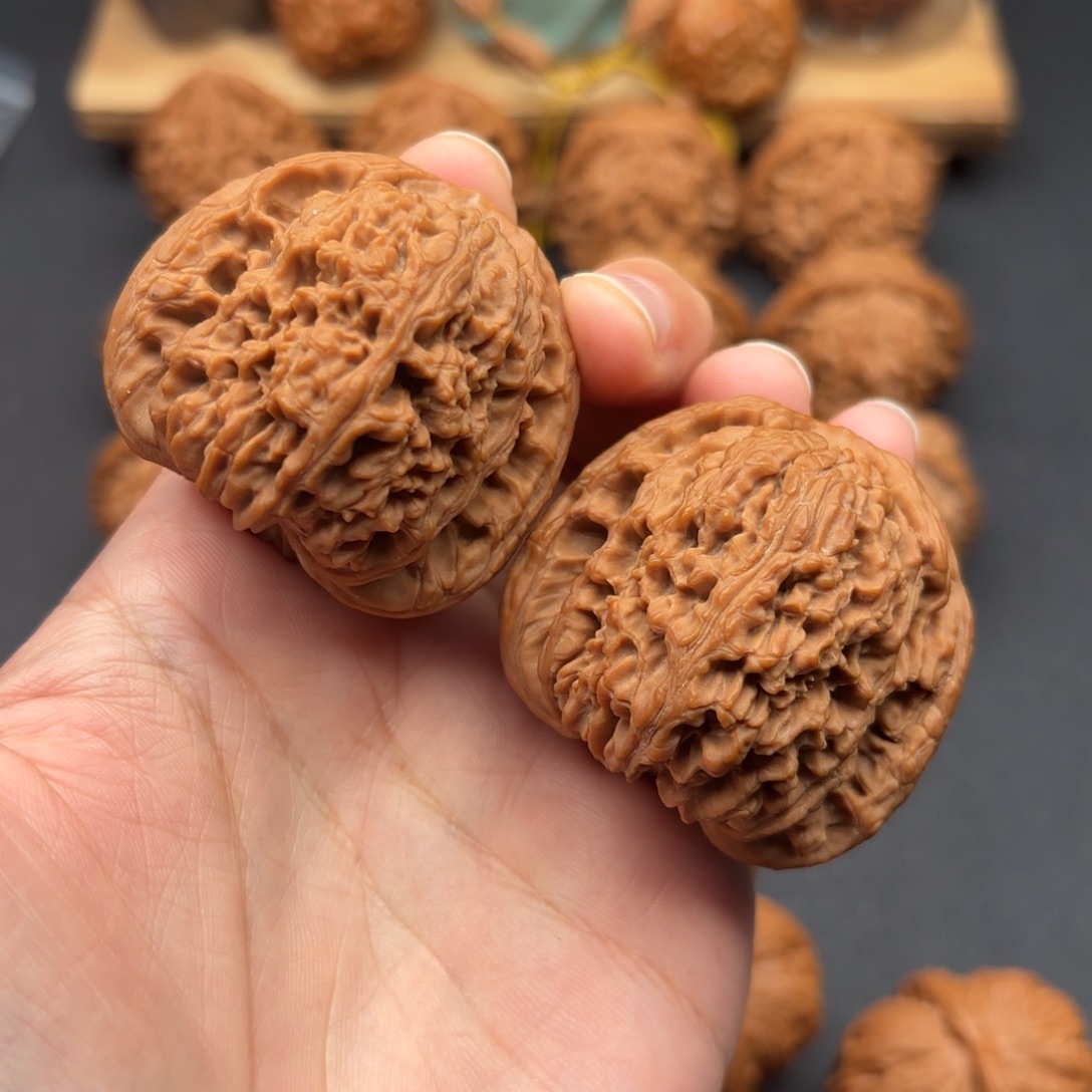 拓***Y文玩核桃把件球疆45