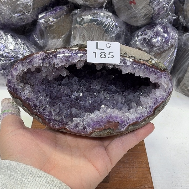 水晶摆件未镶嵌天然紫水晶