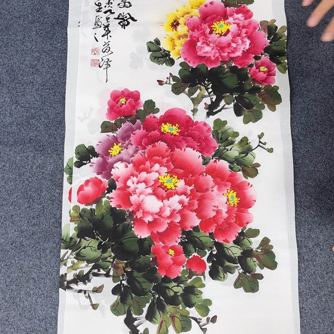 国画纯手绘国画作品宣纸