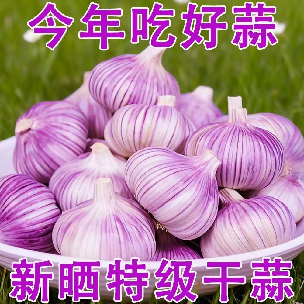 到手5斤装紫皮干大蒜