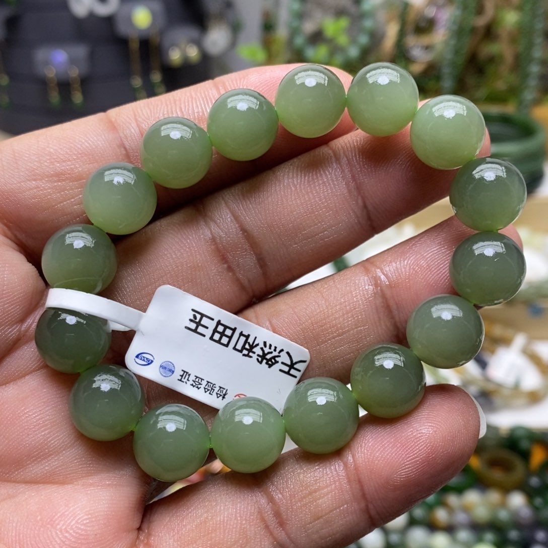 和田玉手链未镶嵌71