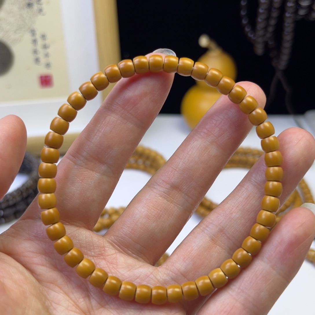 橄榄核手串核尖单圈0.5
