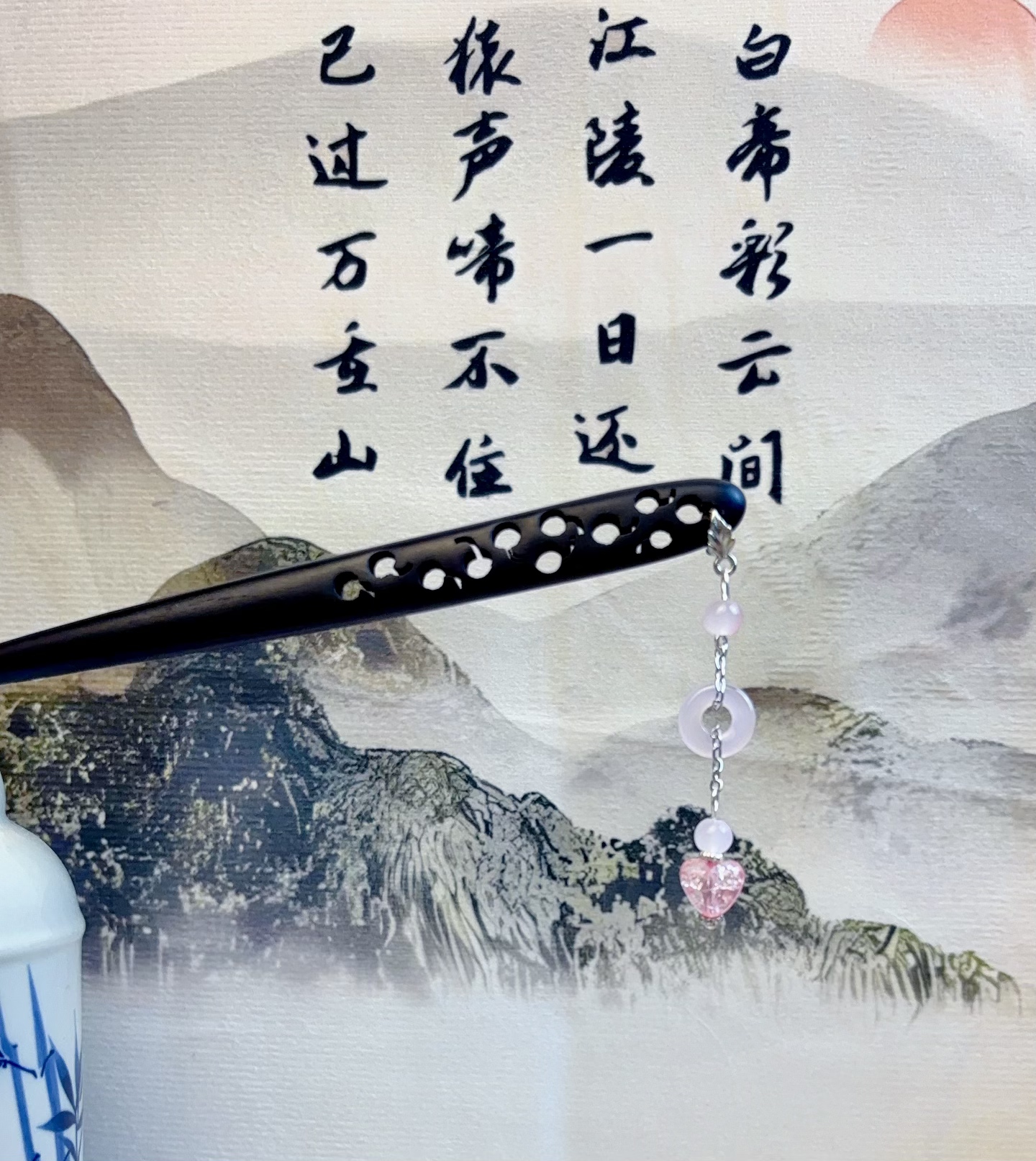 A01-15公分-樱桃发簪