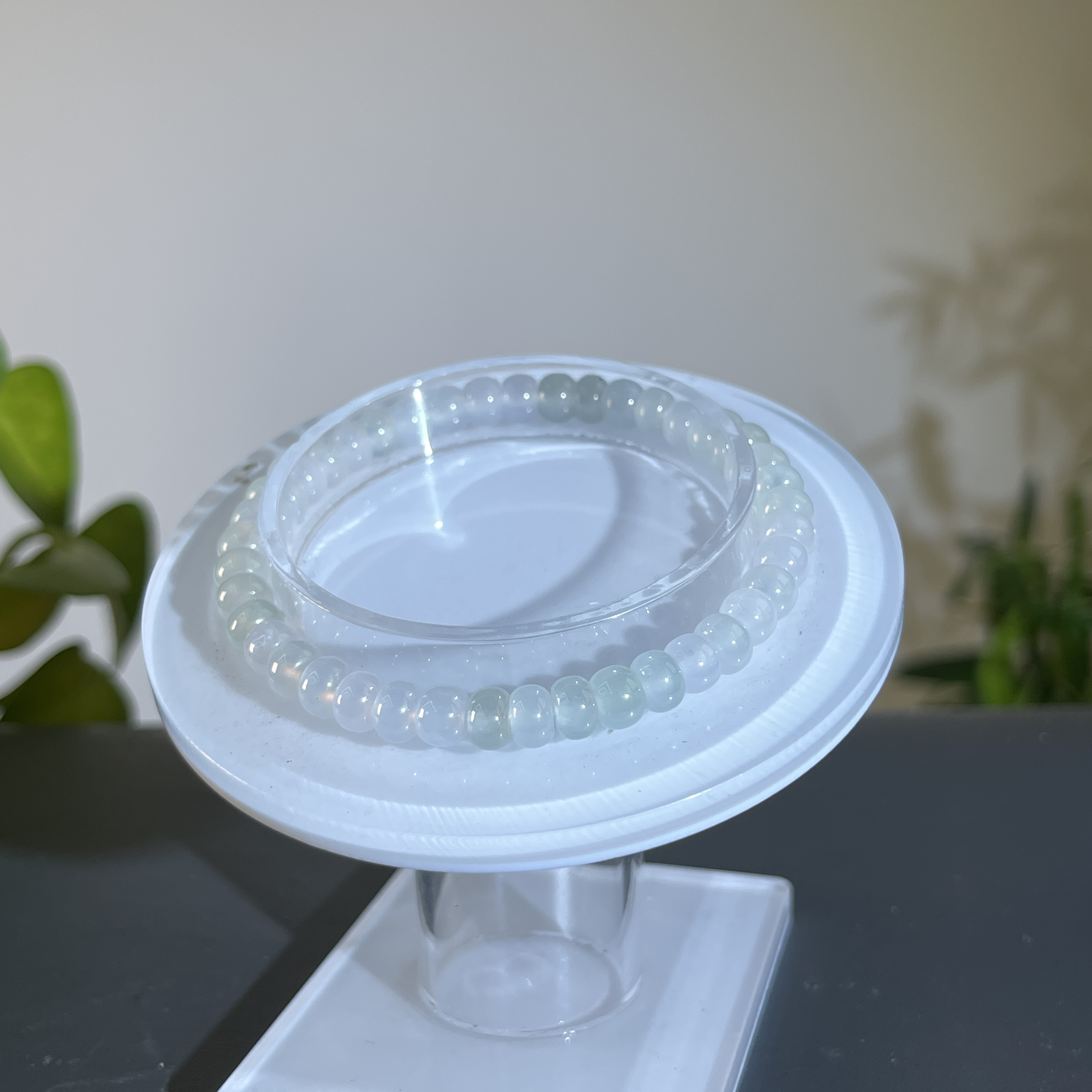 JTB03-31  天然缅甸A货翡翠 翡翠手串