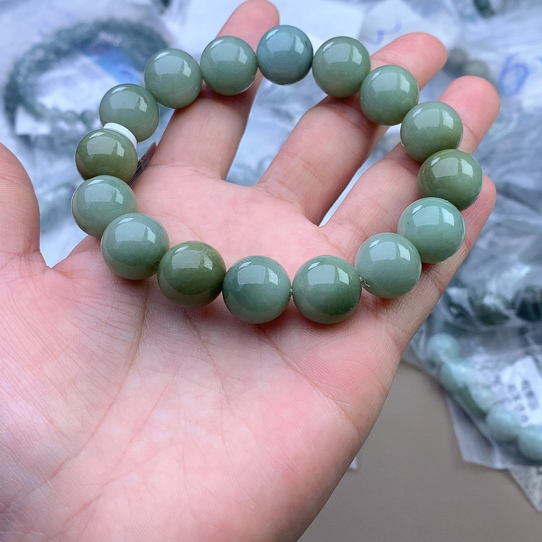 未镶嵌手链翡翠手串