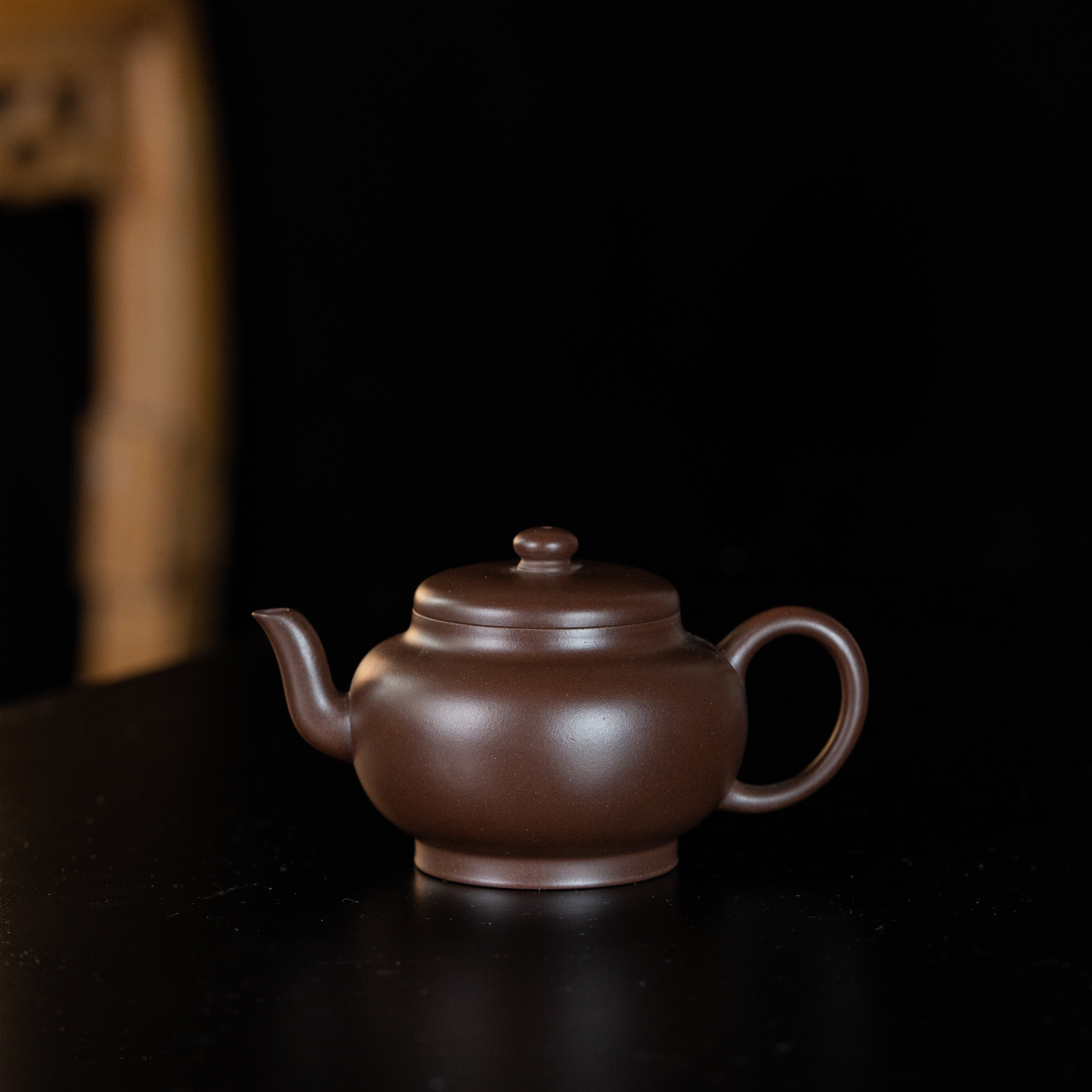珽珽茶器【砂界传家】矮南州 王景 全手工 深井老紫泥 160cc 紫砂壶