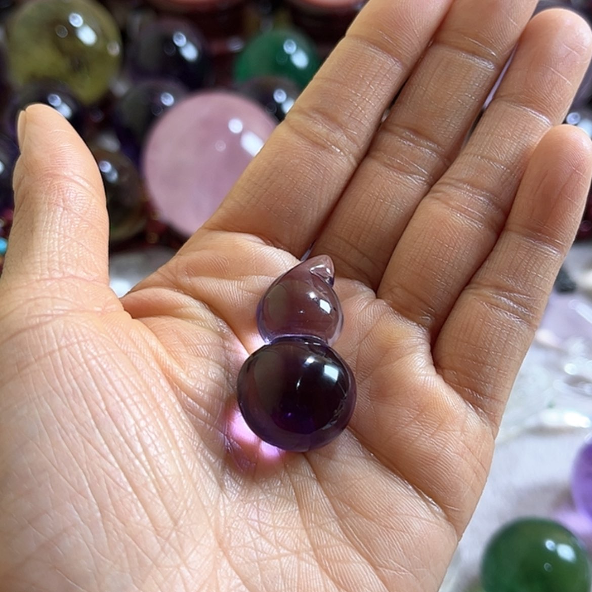 【闪购商品】水晶摆件球未镶嵌