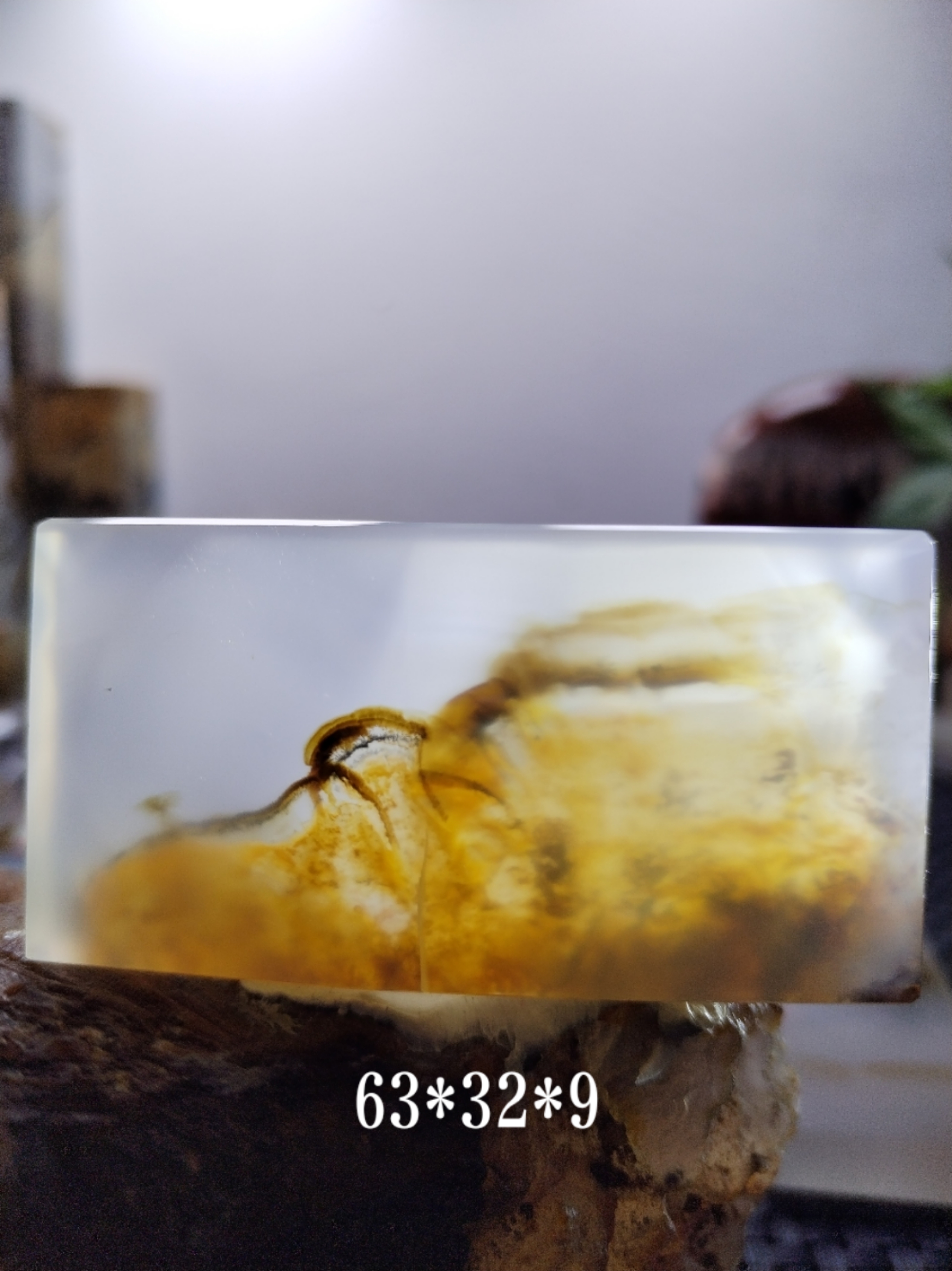 天然海洋玉髓风景小摆件上新货，有哈子线，慎拍