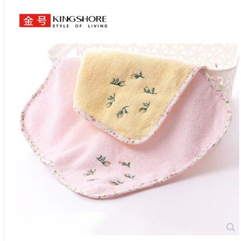 金号纯棉新生儿婴幼儿擦手巾口水巾方巾幼儿园棉柔小手帕儿童用