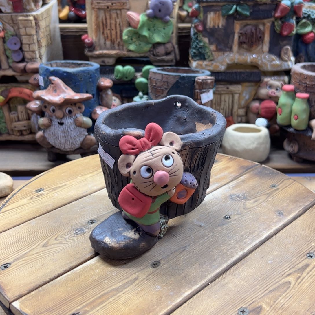 嘻哈多肉花盆百搭