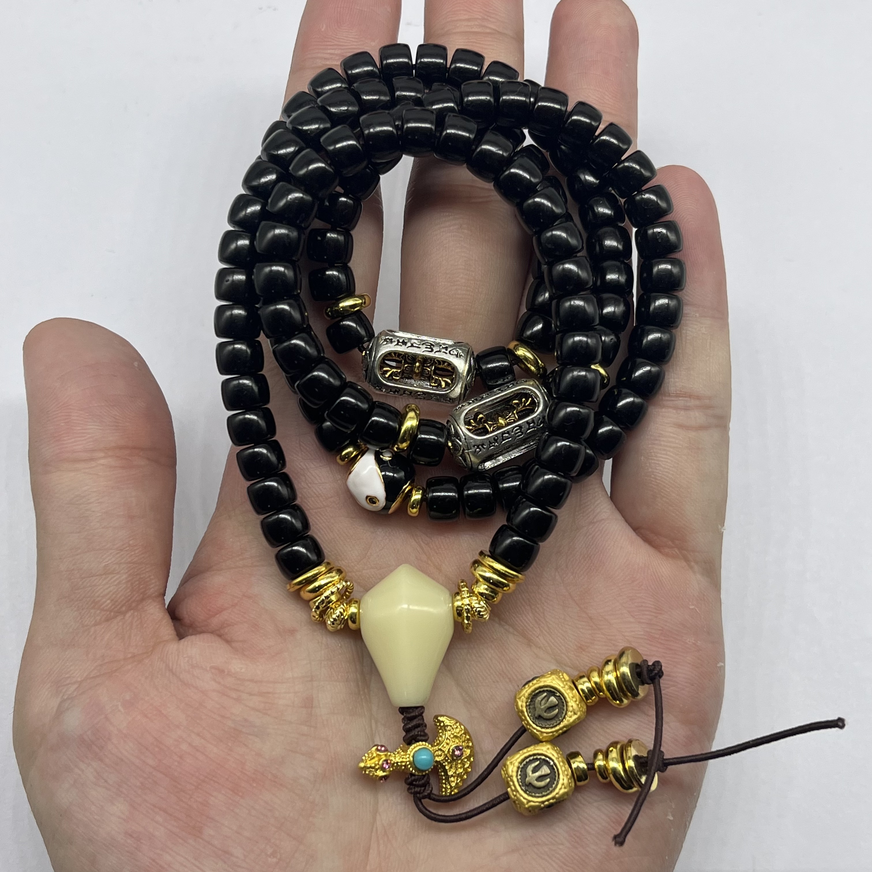 A4 椰蒂直切卡5*7多圈精美脖挂 187（配A4礼盒套装）