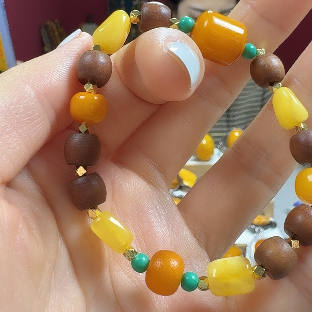 蜜蜡未镶嵌手链手串