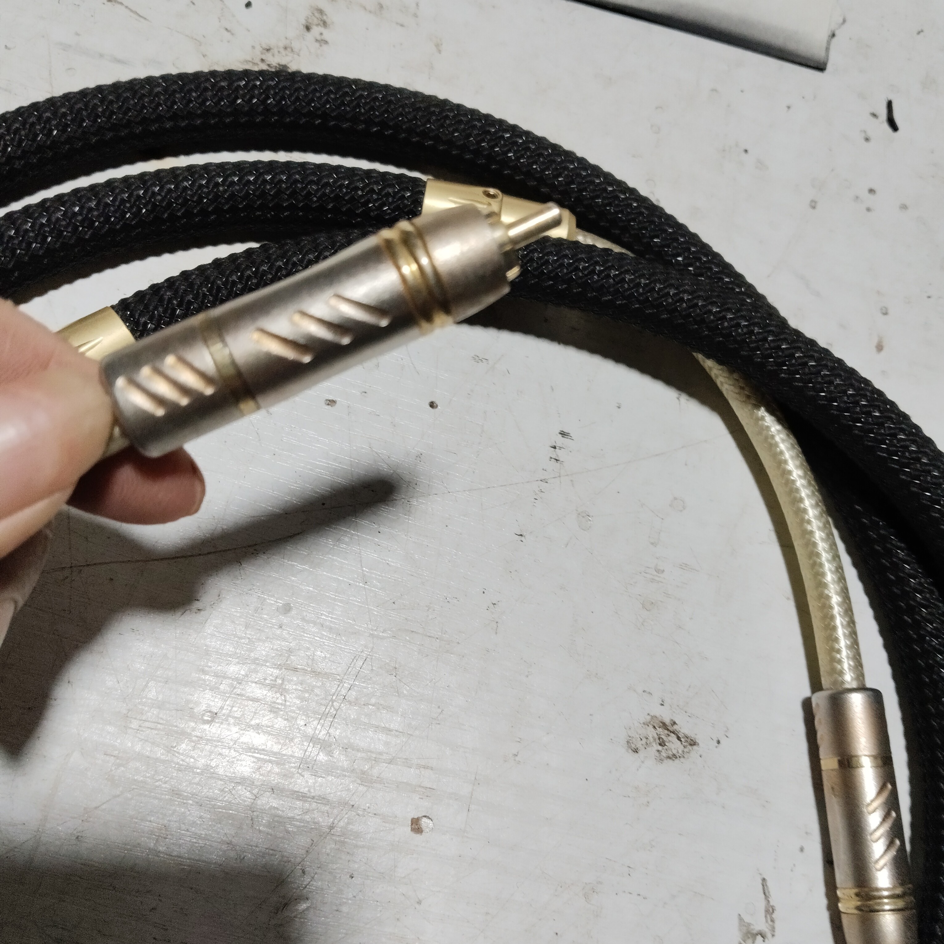 纯银发烧级HIFI数字音频莲花头75欧解码器数播同轴线1.5米一条