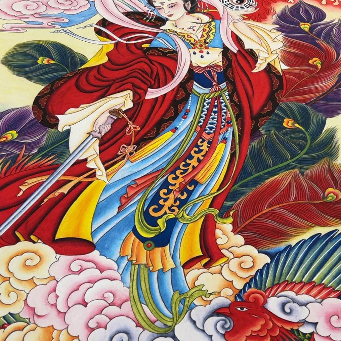 国画李老师九天玄女