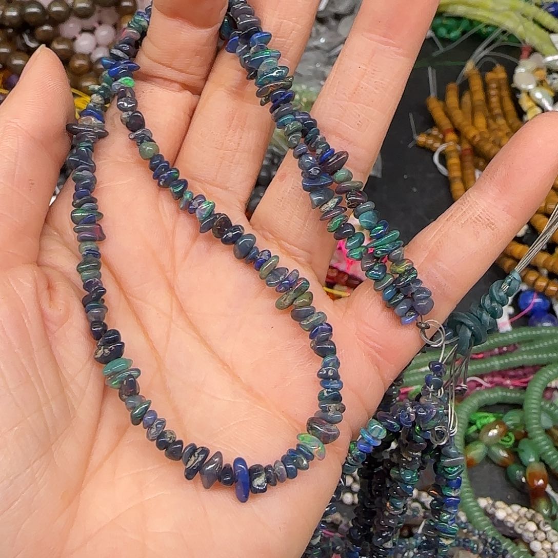 猫***@玛瑙/玉髓合金珠宝半成品欧泊拍两59发一条