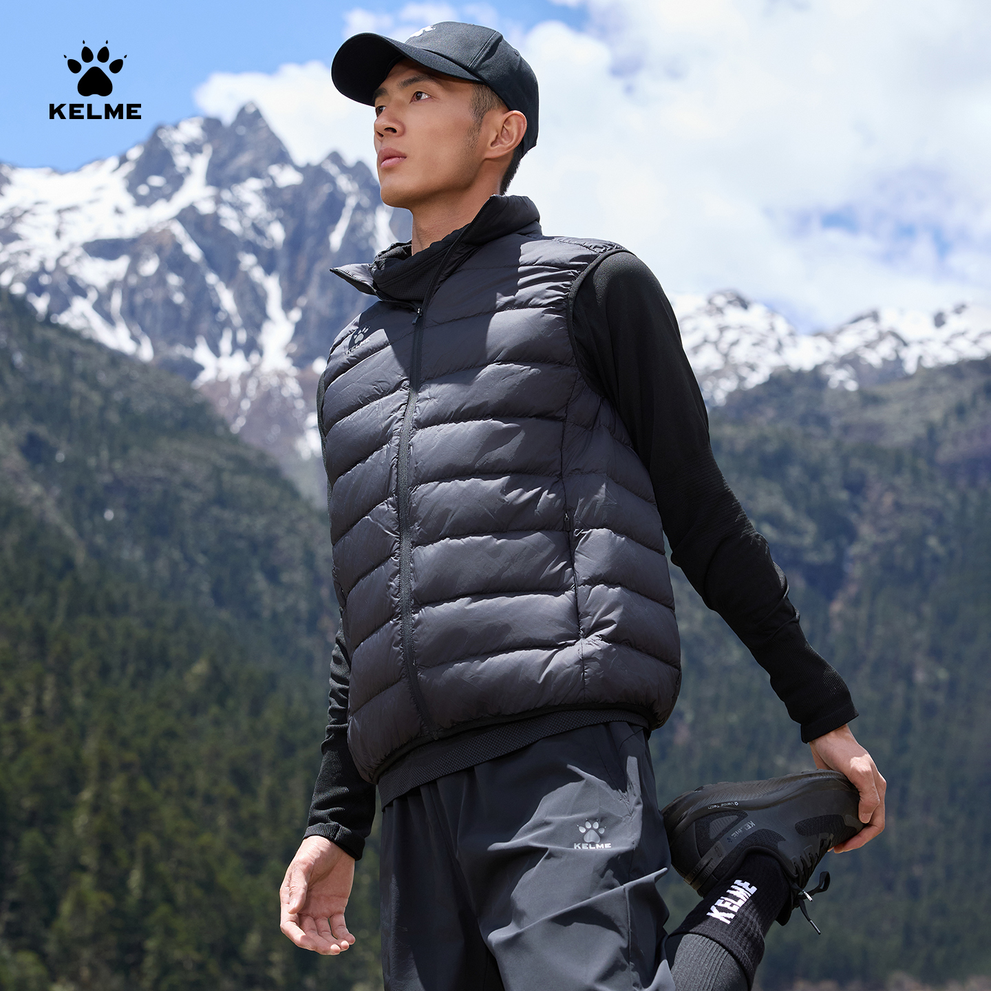 【轻型马甲】官方旗舰店男士冬季跑步运动拉链马甲羽绒防风户外保暖