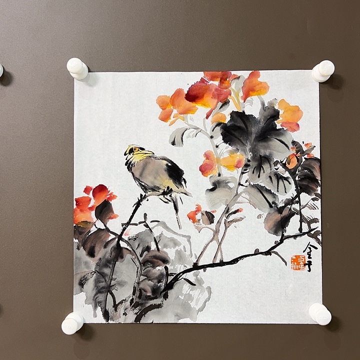 国画金子——手绘原创