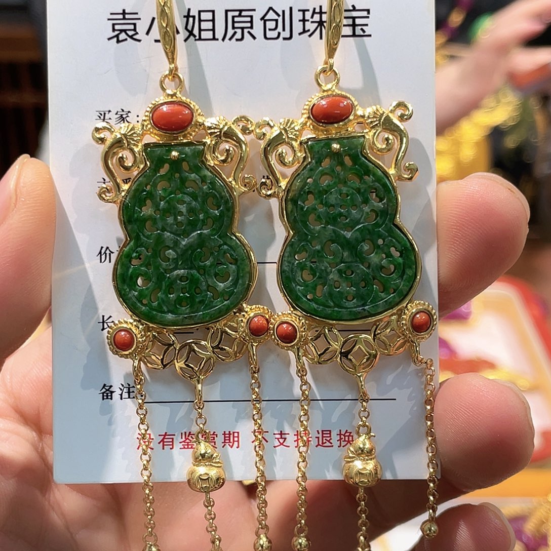 锦纶非金属耳坠耳饰