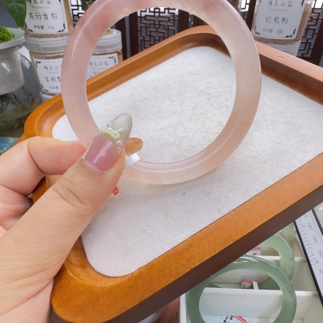 石英质玉（金丝玉）未镶嵌手镯