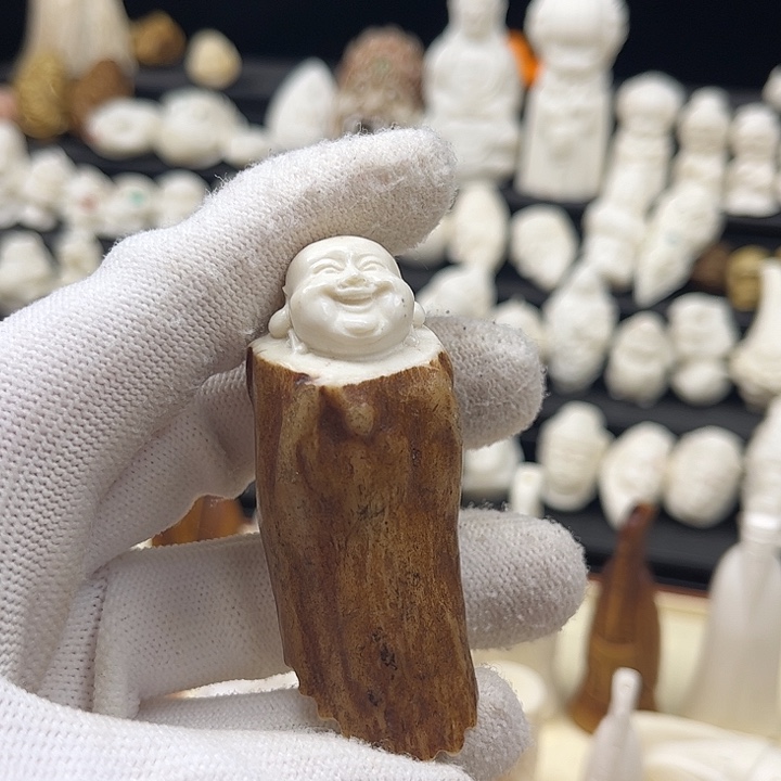 鹿骨手串/手链弥勒