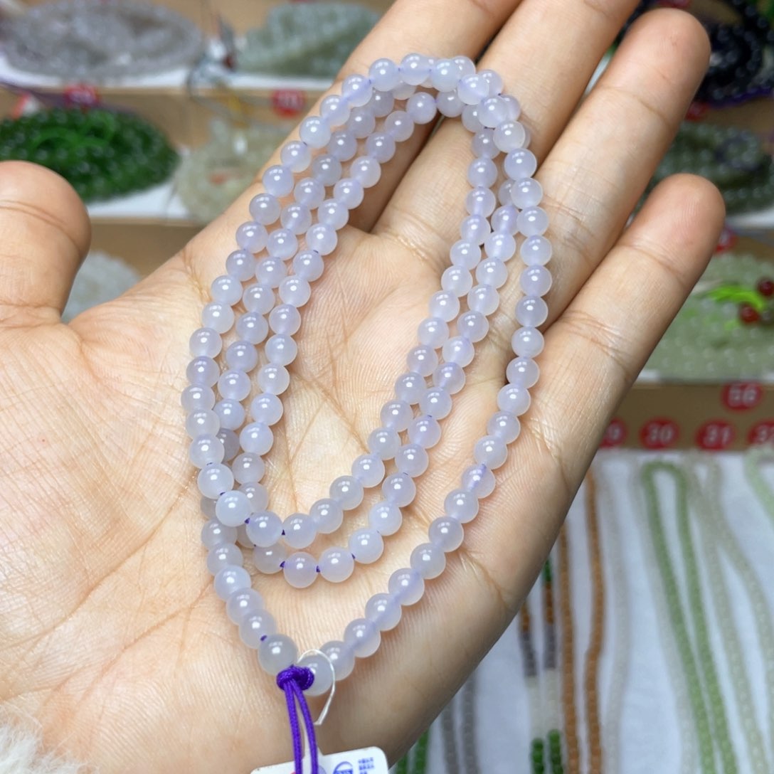 和田玉颈饰未镶嵌5mm