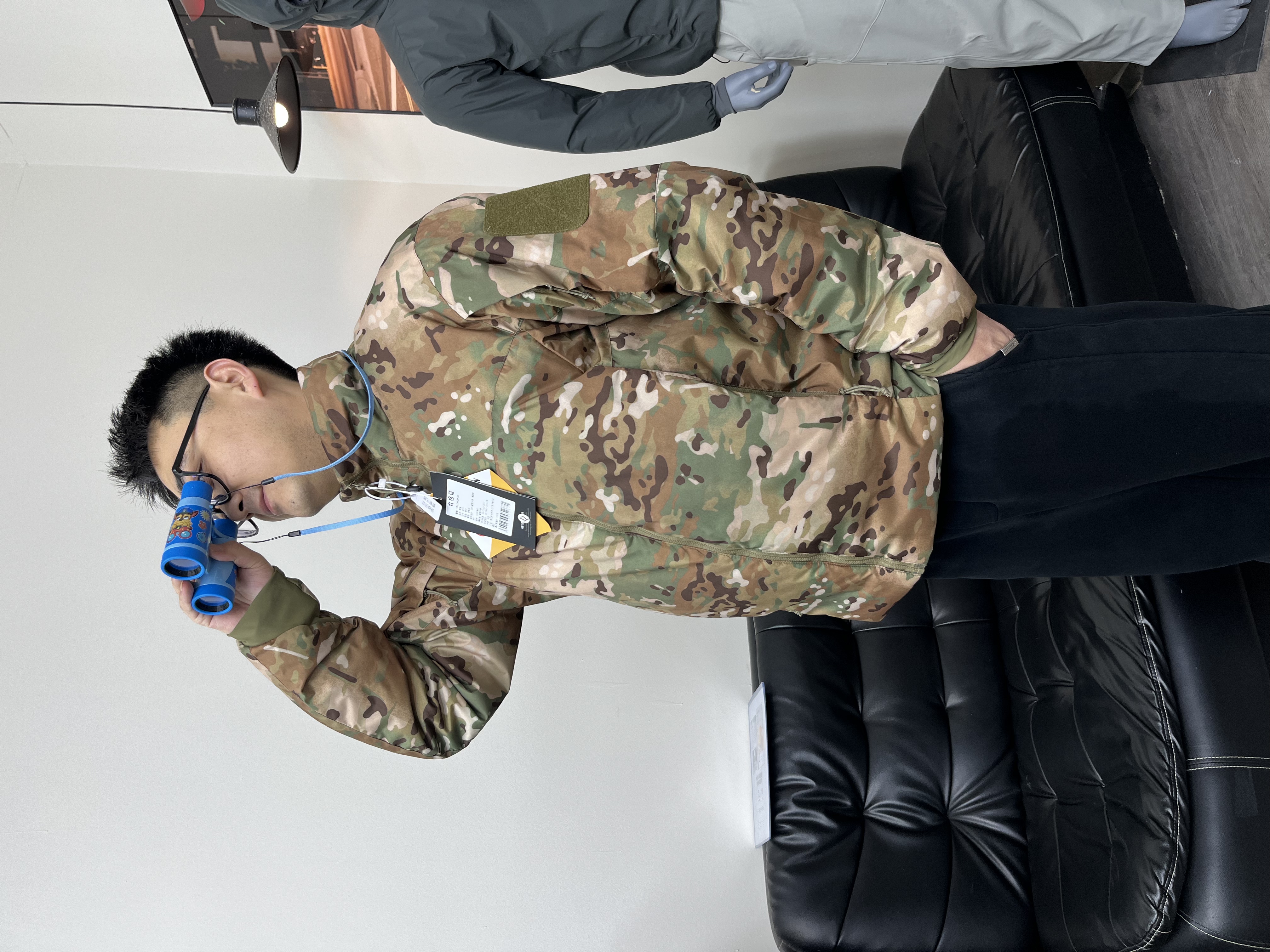 【立领连帽都有】 户外战术抗寒防风防水加厚科技棉保暖棉衣