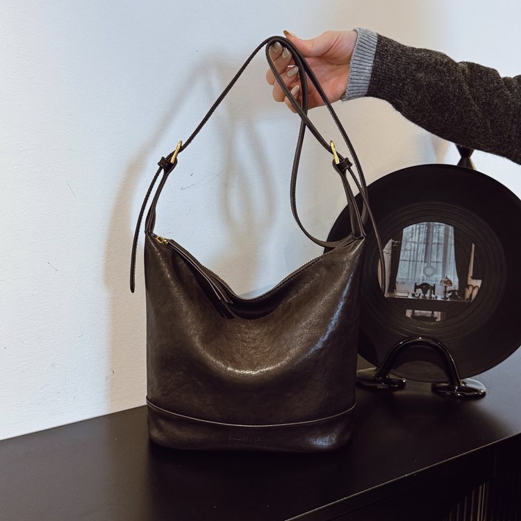 【长25厚15高30】时尚休闲女士包包潮流斜挎包15251咖色