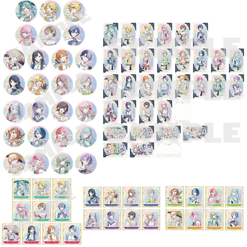 世界计划 PJSK 感谢祭五周年EP卡吧唧色纸特典贴纸 盲盒代拆