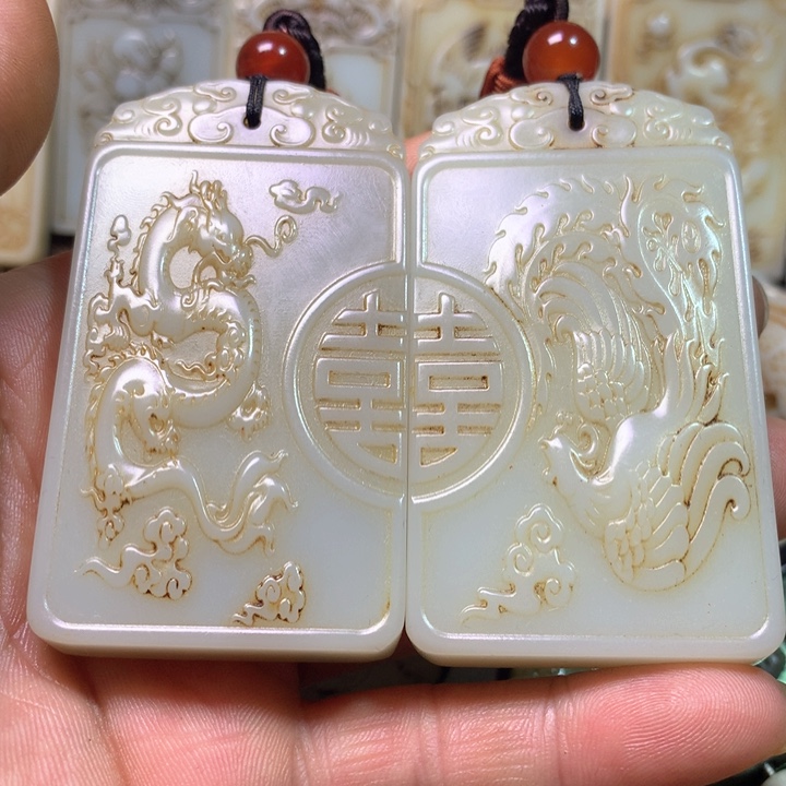 和田玉挂件未镶嵌子*