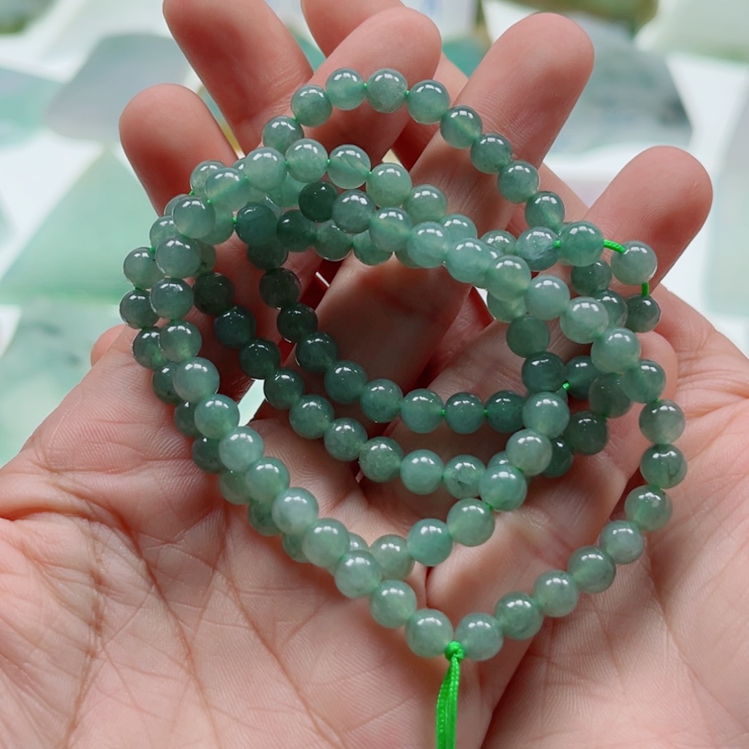 翡翠未镶嵌颈饰风**痕天然翡翠a货