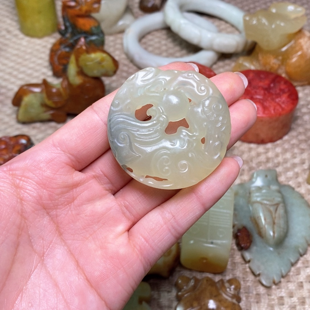 白玉菩提吊坠白玉菩提白玉菩提摆件