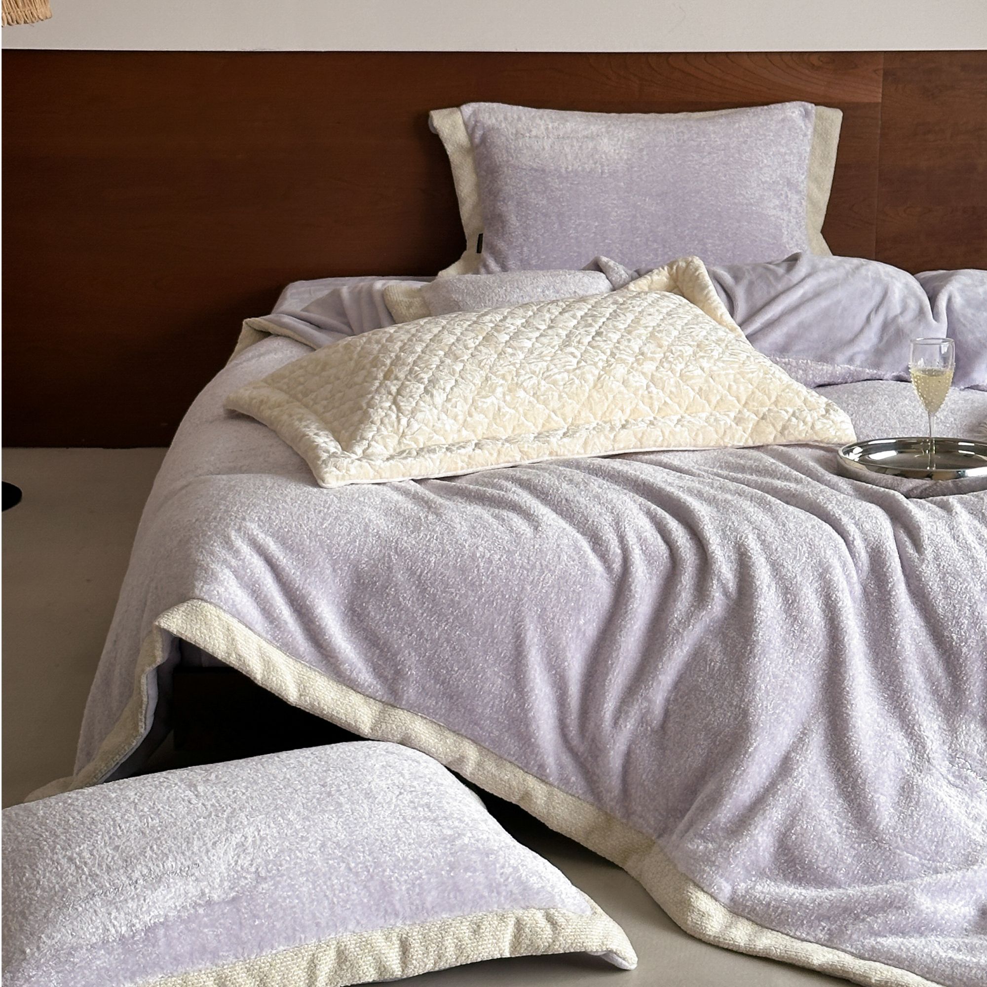 【优雅千金】鎏金云锦绒高克重加厚牛奶绒四件套