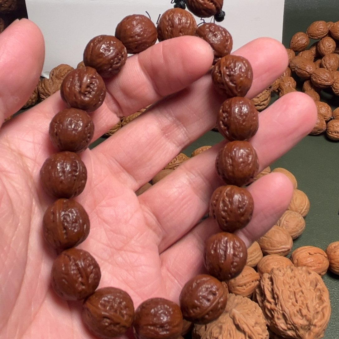 桃核吊坠陈**?精品秋子手串核桃