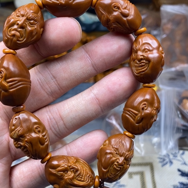 橄榄核手串/手链橄榄核雕工艺手串