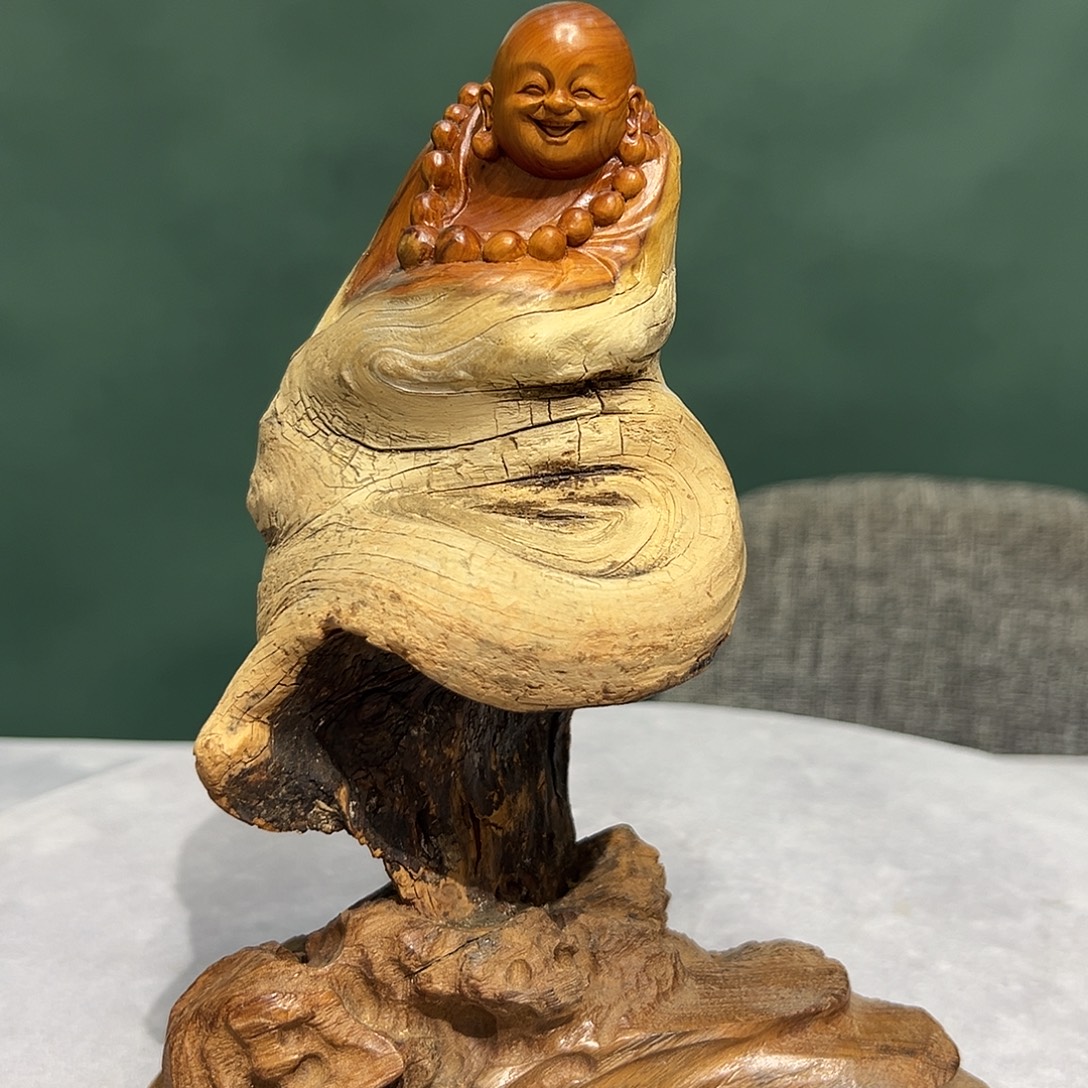 大***深柏木（崖柏）乐乐摆件