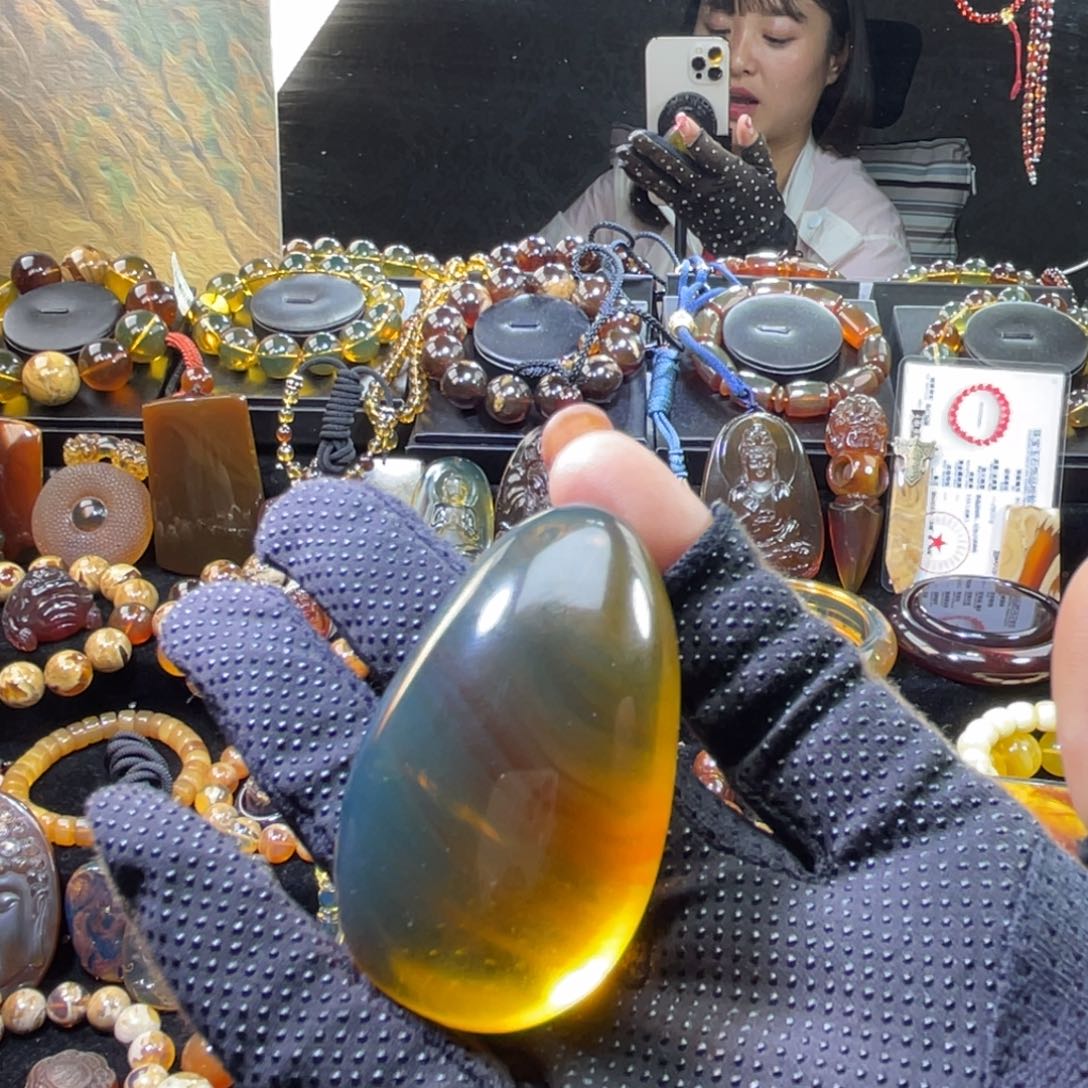 未镶嵌琥珀手链水滴