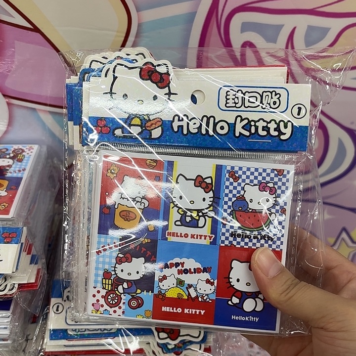十二本凯蒂猫封口贴