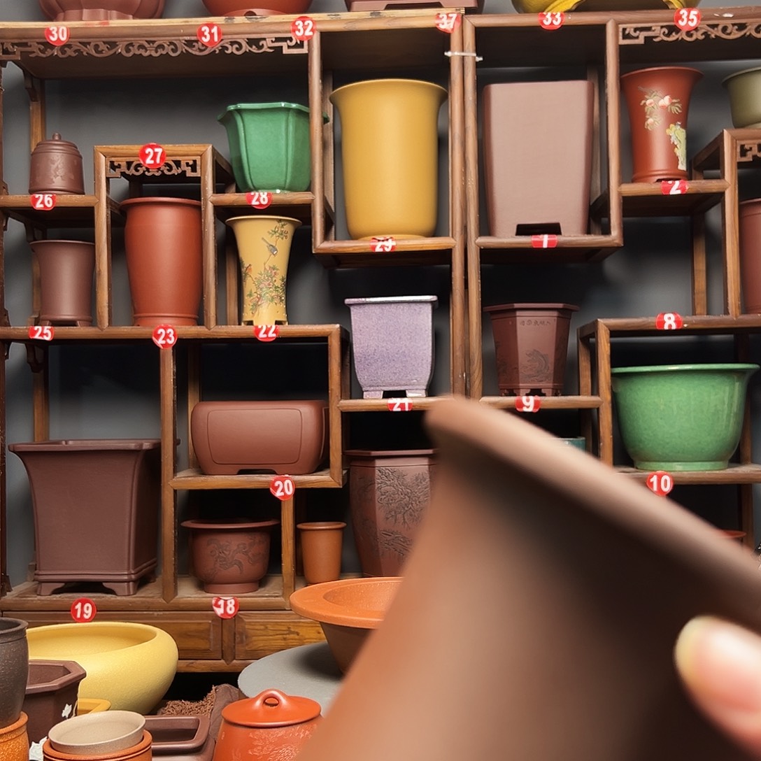 绿***5花盆紫砂紫砂花盆