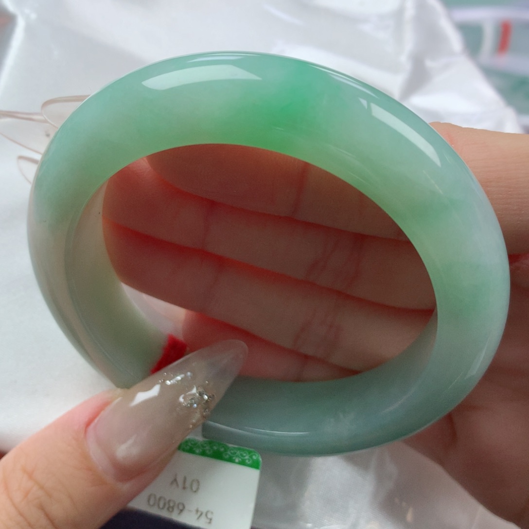 未镶嵌手镯翡翠缅甸天然翡翠A货54