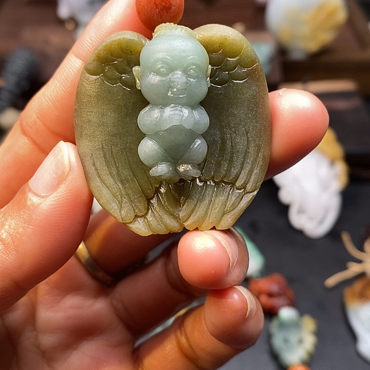 中***网定制翡翠未镶嵌毛货抛光