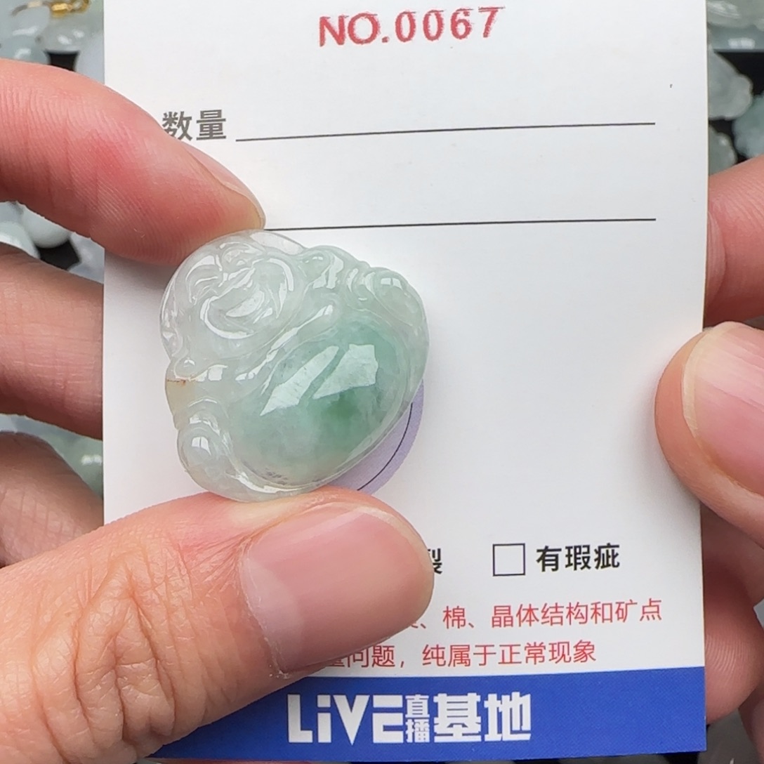 翡翠未镶嵌颈饰67
