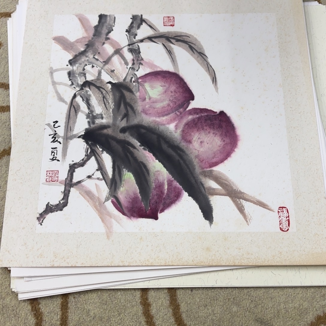 国画国画老师作品刘