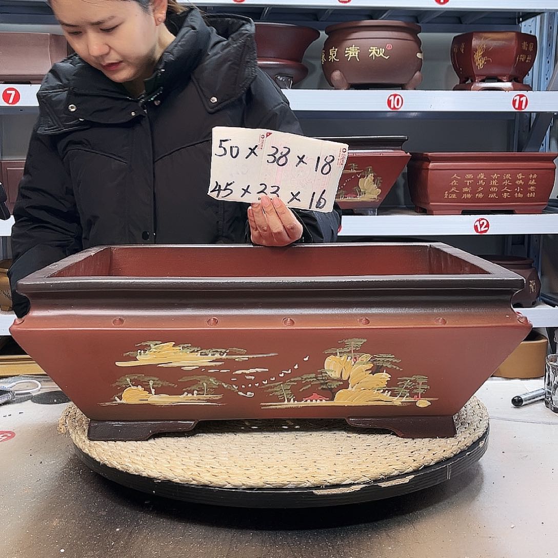 紫砂花盆紫砂花盆