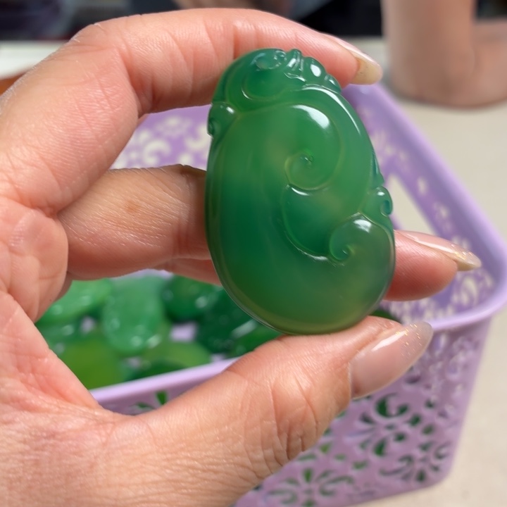 玛瑙/玉髓未镶嵌吊坠(不含链)